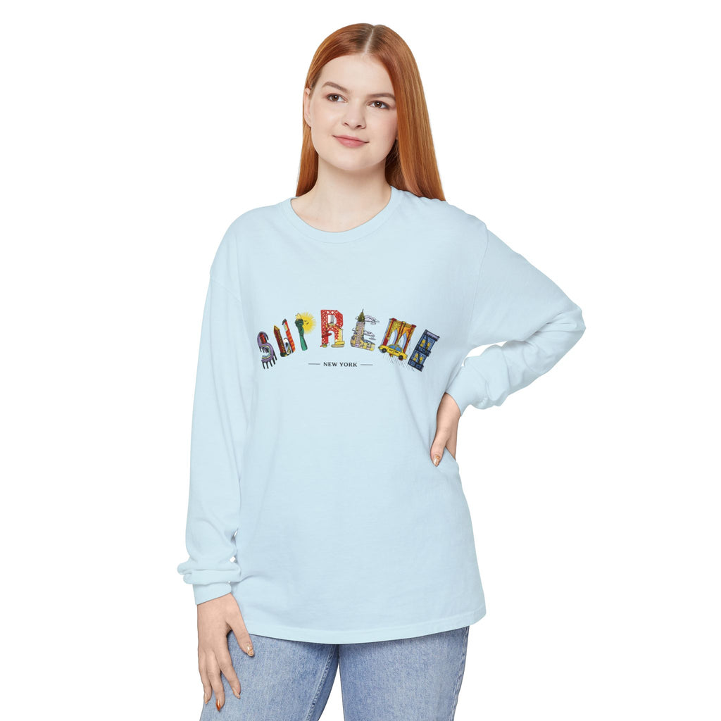 Supreme NYC Graphic Long Sleeve Tee