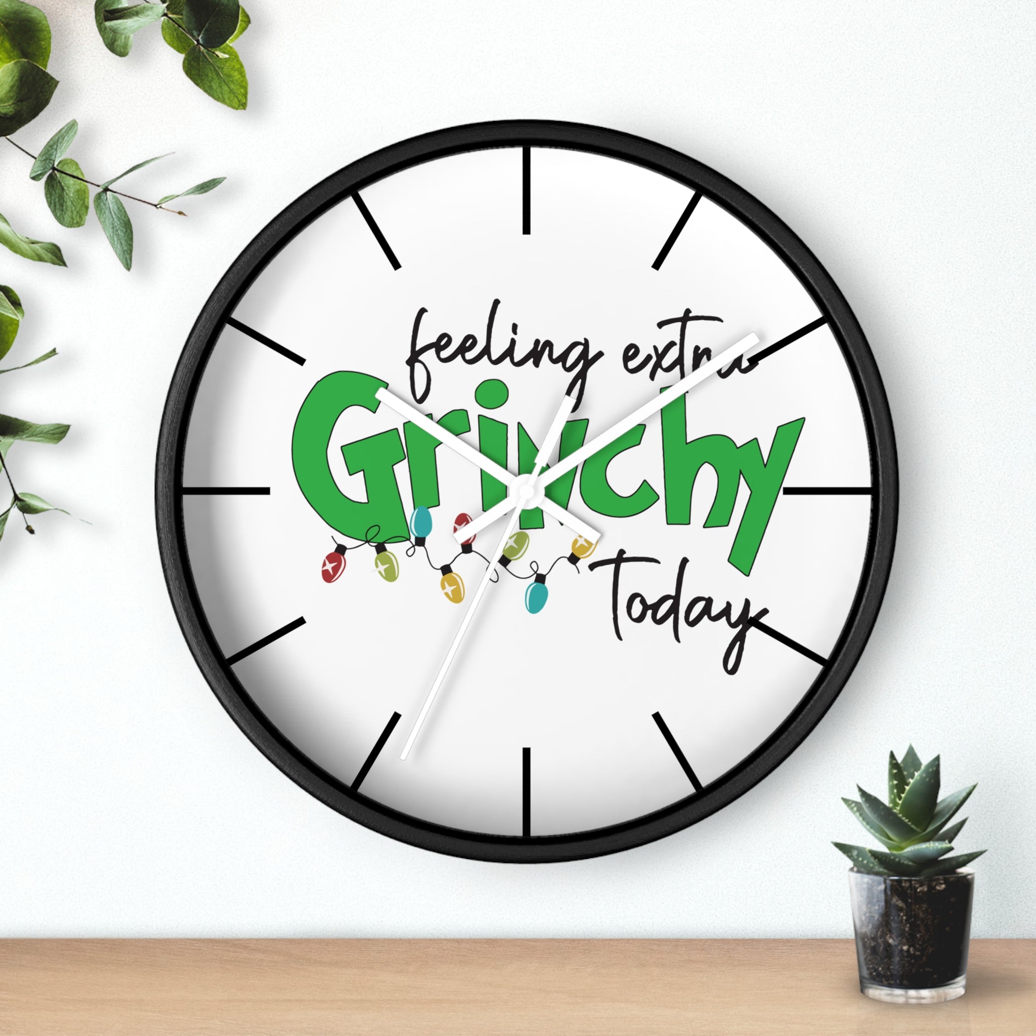 Whimsical  Wall Clock — Personalized Photo Upload Living Room Decor