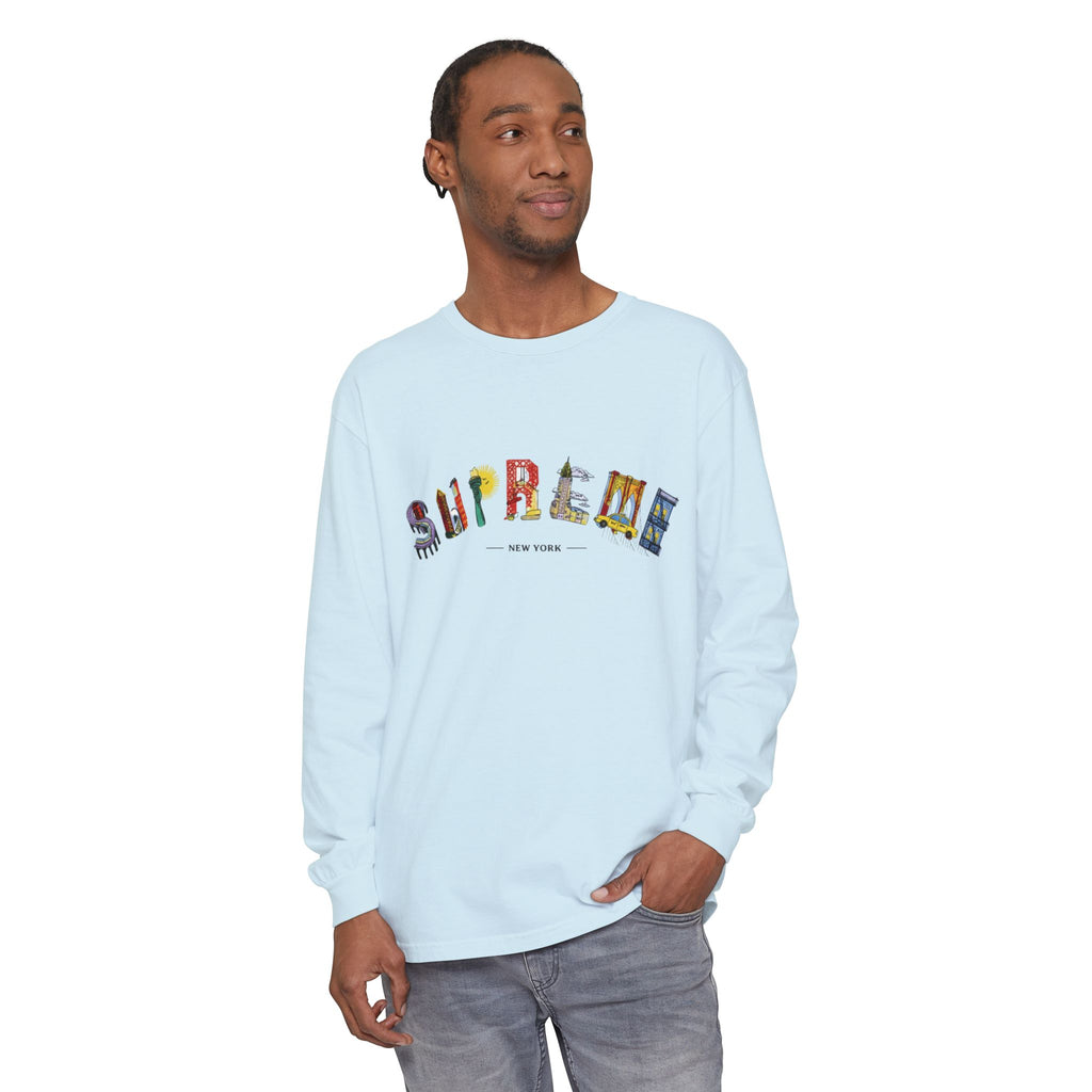 Supreme NYC Graphic Long Sleeve Tee