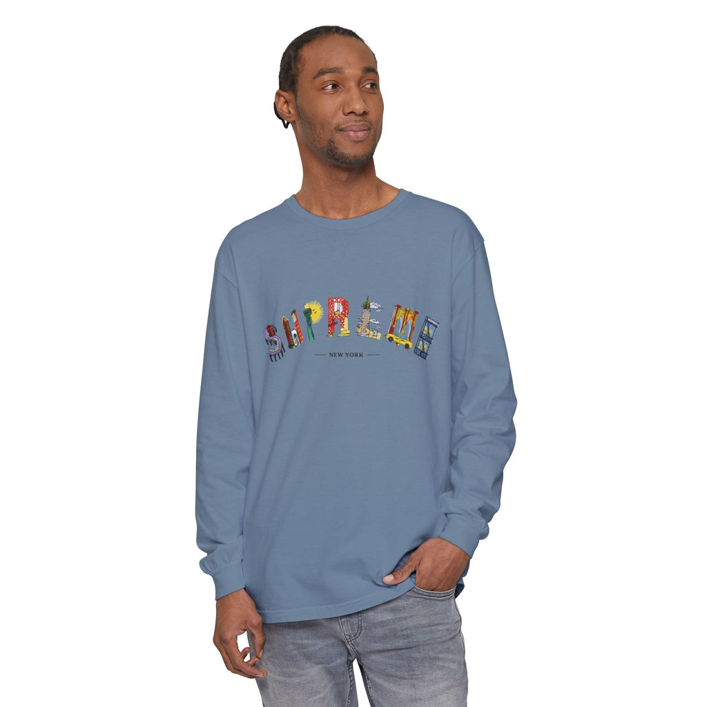 Supreme NYC Graphic Long Sleeve Tee