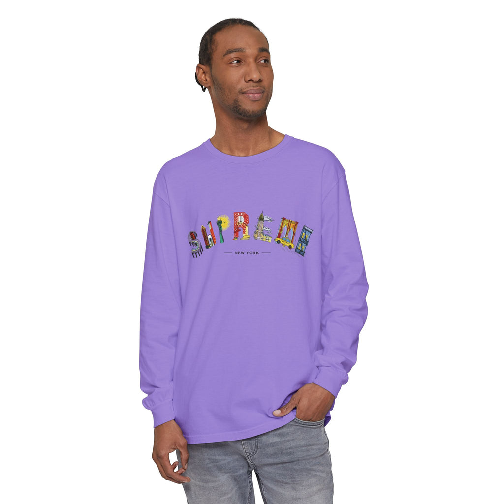 Supreme NYC Graphic Long Sleeve Tee