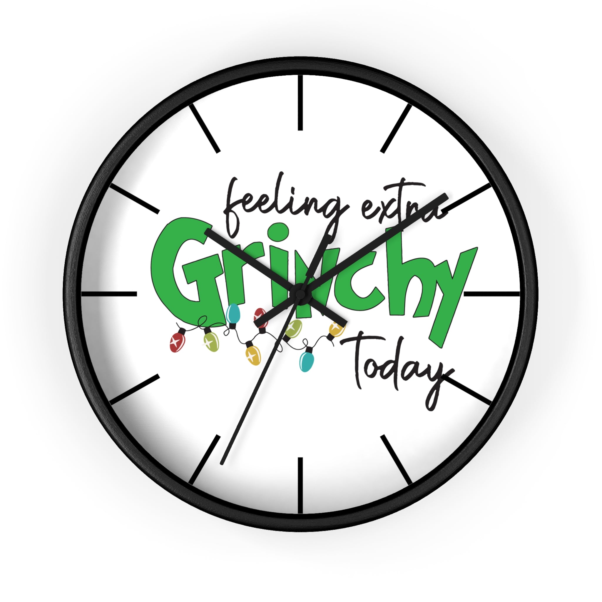 Whimsical  Wall Clock — Personalized Photo Upload Living Room Decor