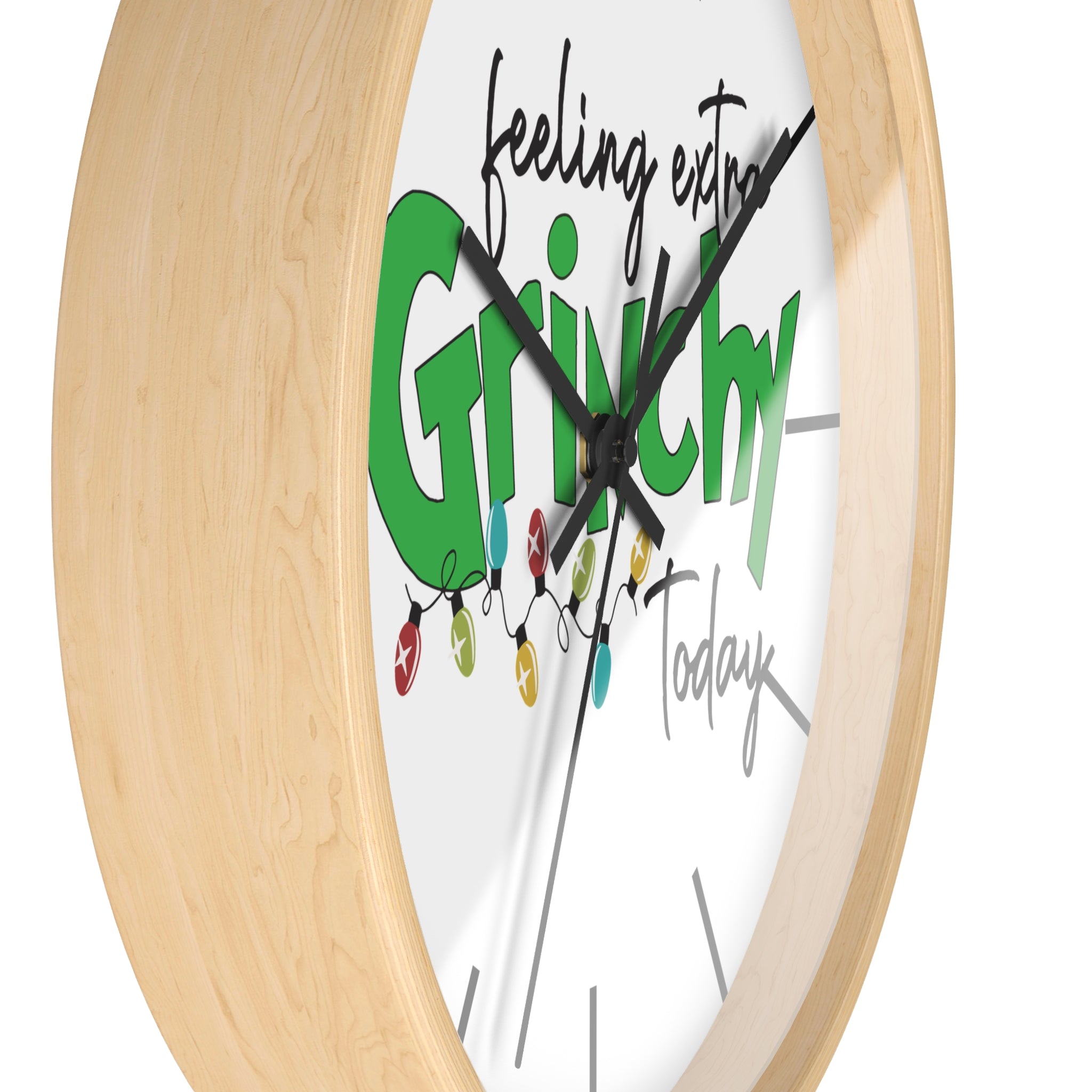 Whimsical  Wall Clock — Personalized Photo Upload Living Room Decor