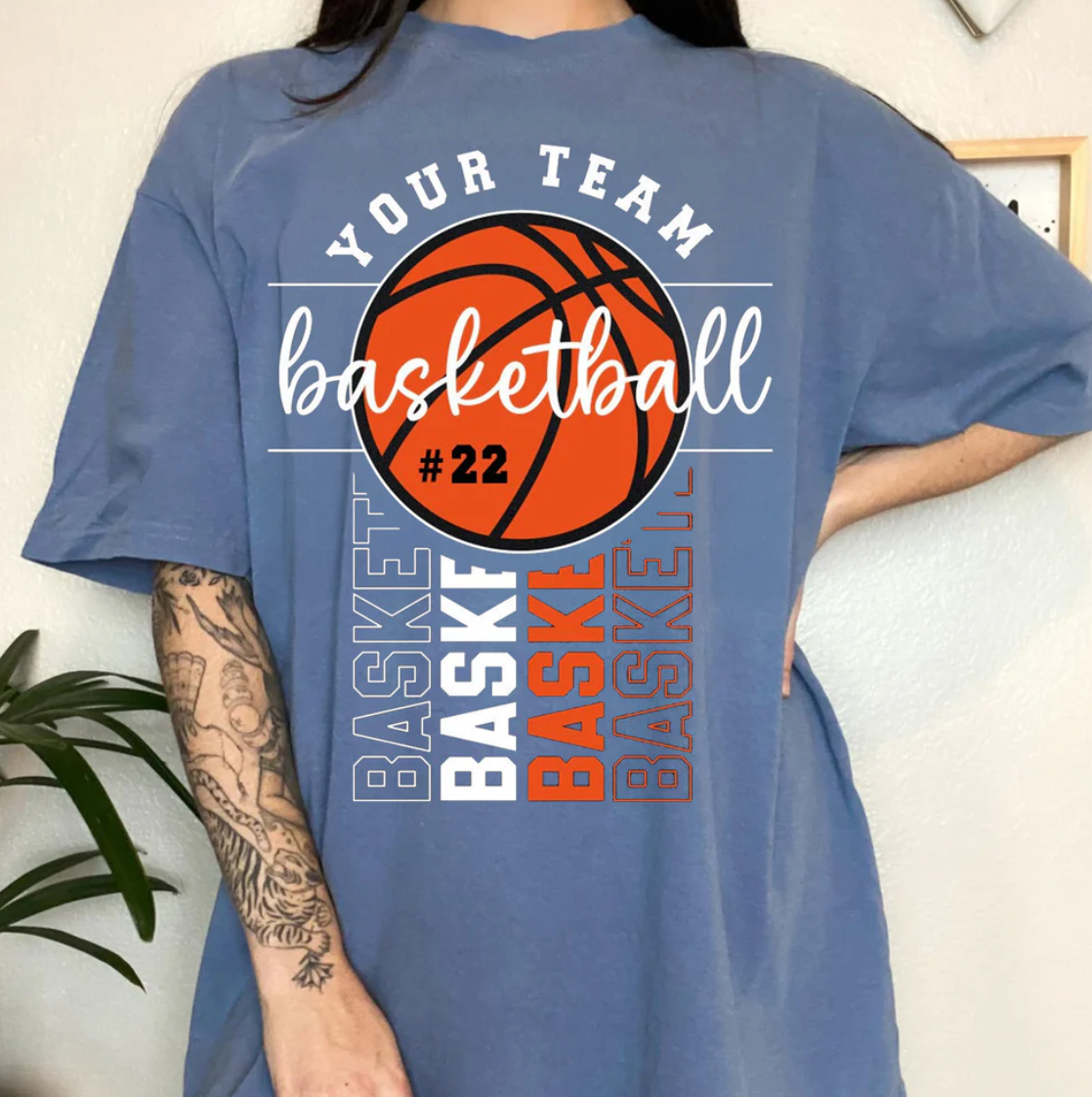 Custom Basketball Tee/Family T-Shirt/Basketball Team Shirt